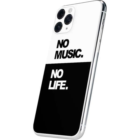 No Music No Life iPhone 11 Pro Skin